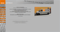 Desktop Screenshot of breez-estrich.de